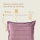 Pleafs Warmtekussen 45x45cm Plush