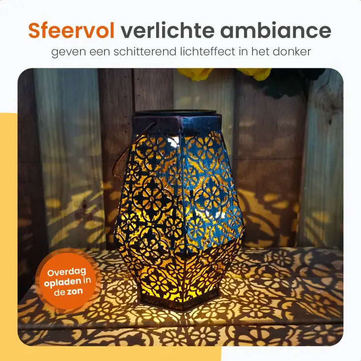 Solar Tafellamp Glow – 2 Stuks - LED