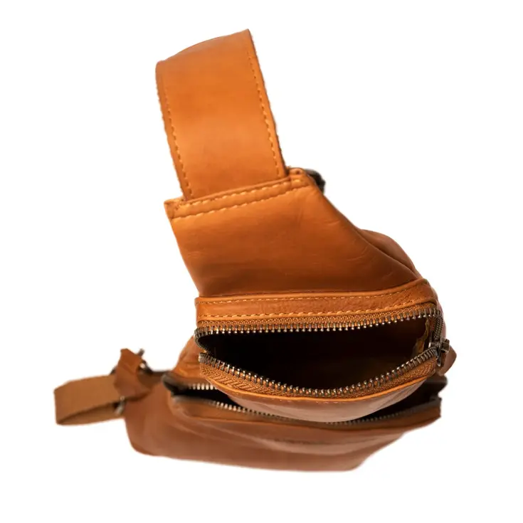 Logan - Crossbodytas - Slingbag - Leer
