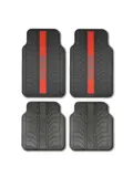 Automatten Set Sparco Rubber - Rood