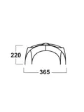 Partytent - shelter Broof L