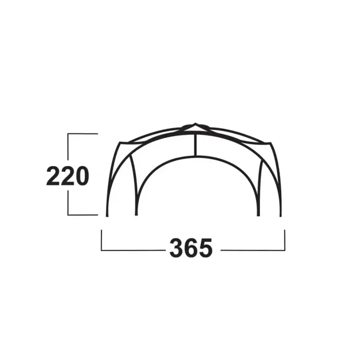 Partytent - shelter Broof L