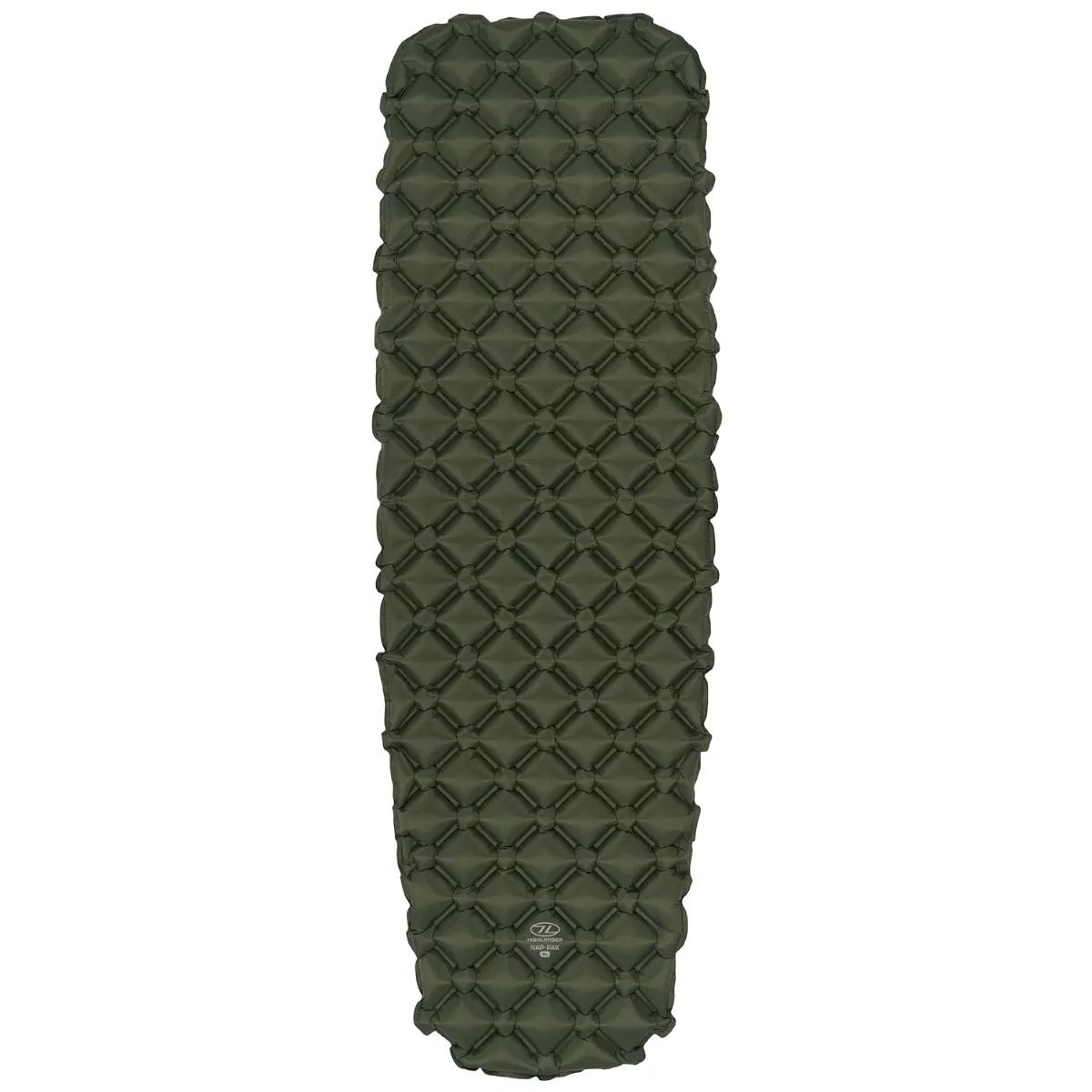 Highlander Outdoor  Highlander opblaasbare slaapmat NAP-PAK XL  Groen main product image