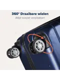 Handbagage Koffer – 38L – Donkerblauw