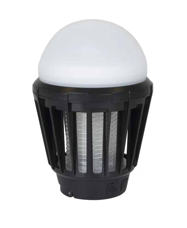 Campinglamp + insectenvanger