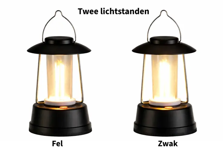 LED Campinglamp met Ophanghaak