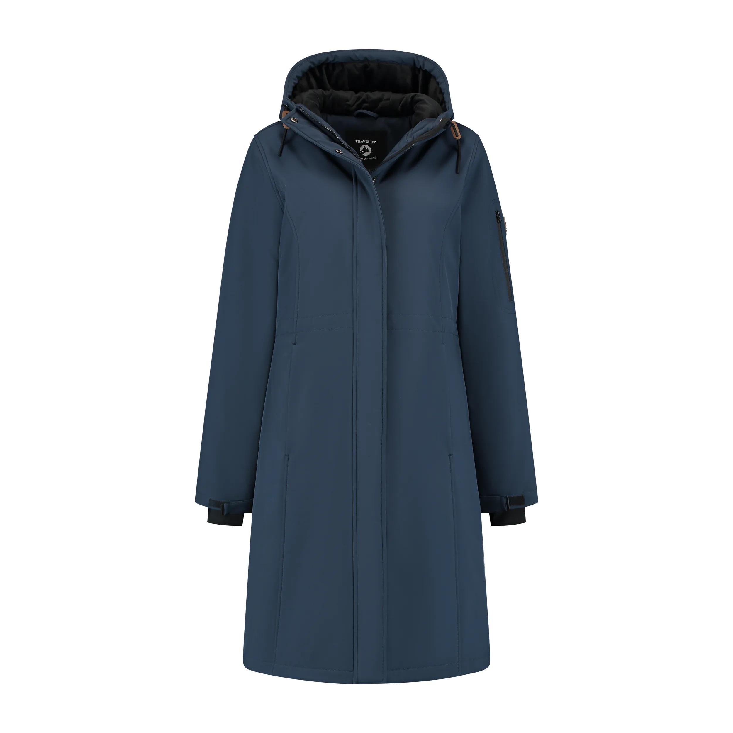 Travelin' Uvana  Dames softshell jas  Marineblauw