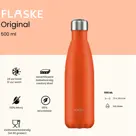 FLASKE 500 ml RVS Drinkfles