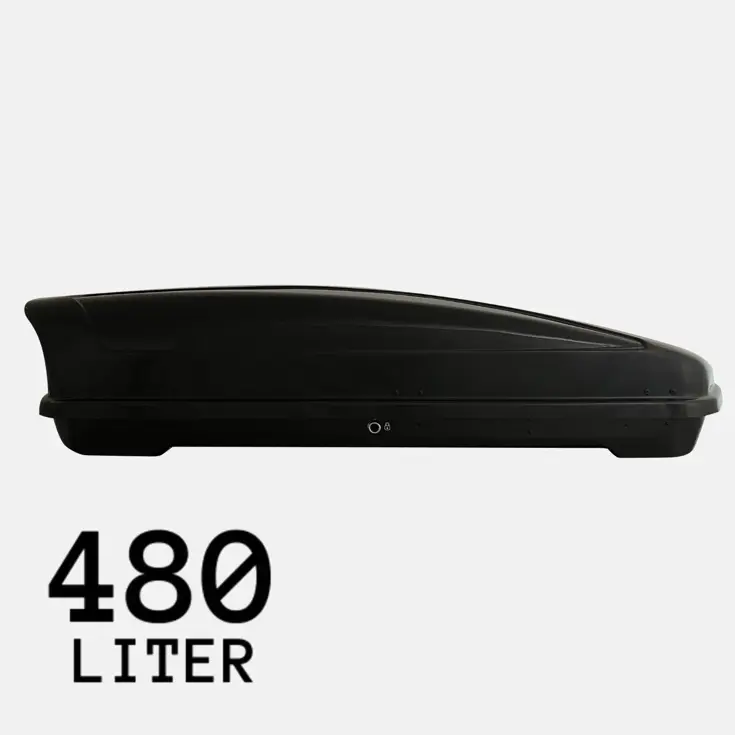 Koral Dakkoffer N20 - 480 liter - Hoogglans Zwart