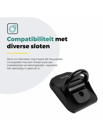 Voltano muuranker Secure incl bevestiging