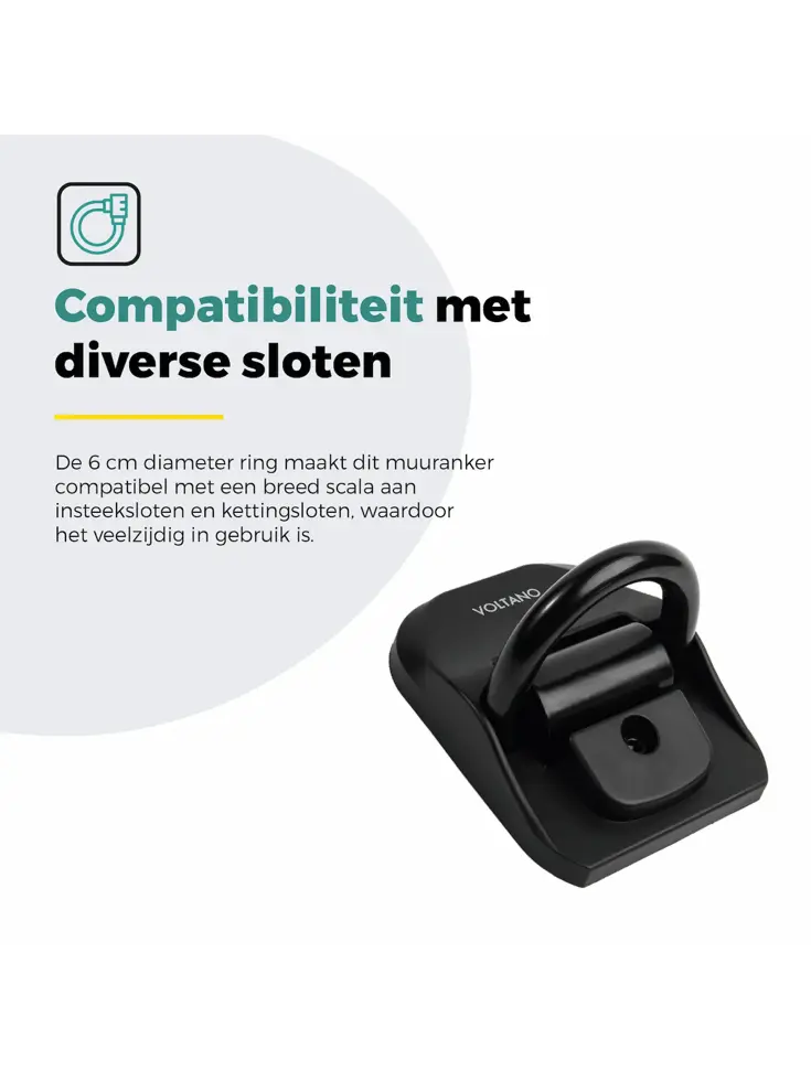 Voltano muuranker Secure incl bevestiging