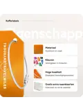 Aluminium kofferlabels – 4 stuks – Oranje