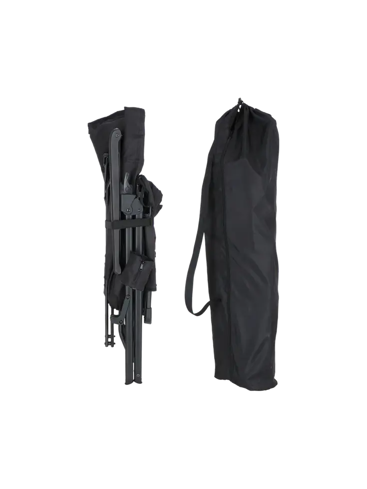Festo relaxstoel vouwbaar graphite black