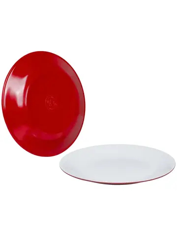 Dinerbord Two-Tone Melamine 4 Stuks