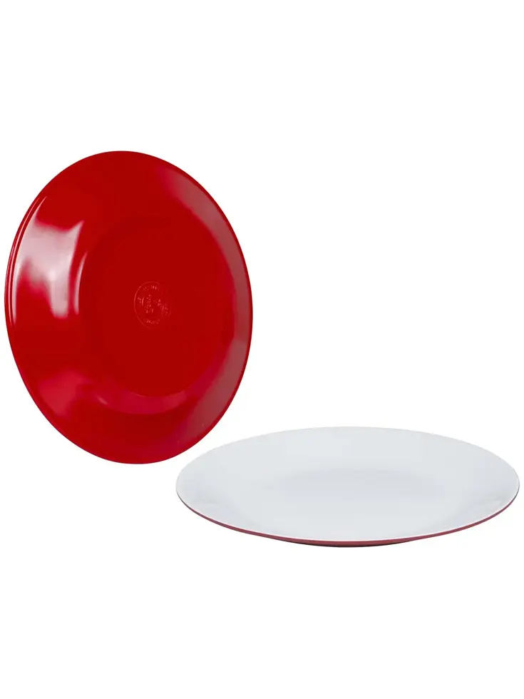 Dinerbord Two-Tone Melamine 4 Stuks