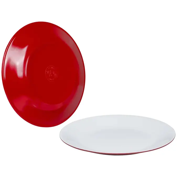 Bo-Camp Dinerbord Two-Tone Melamine 4 Stuks