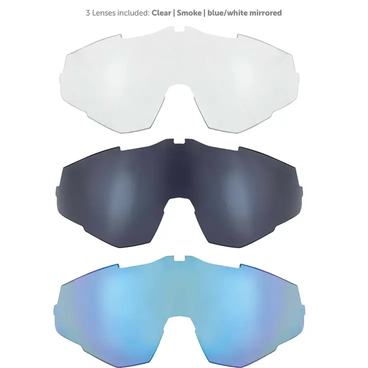 BRN RX01 fietsbril met 3 glazen