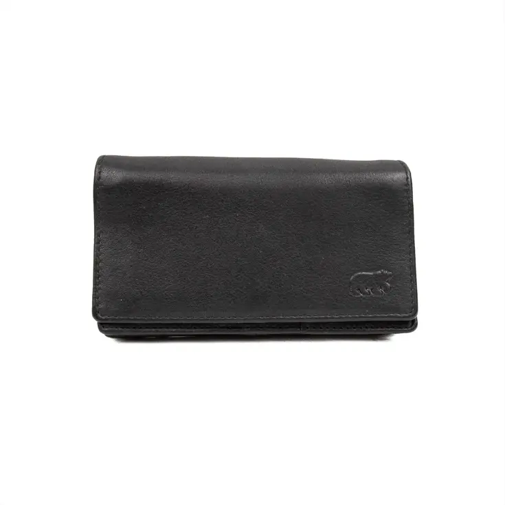 Brigitte - Leren overslag portemonnee - RIFD