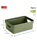 Sigma home - Opbergbox - 9L - 6-delig