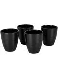 Bo-Camp Industrial Mok Orville 4 Stuks Zwart