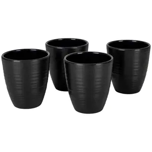 Bo-Camp Industrial Mok Orville 4 Stuks Zwart