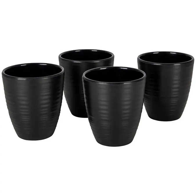 Bo-Camp Industrial Mok Orville 4 Stuks Zwart
