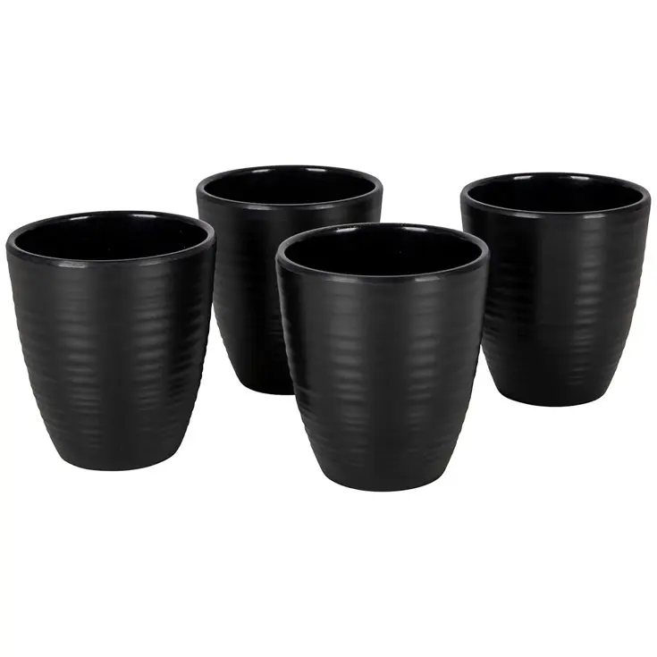 Bo-Camp Industrial Mok Orville 4 Stuks Zwart
