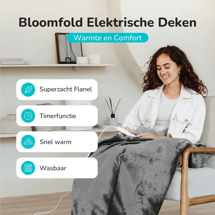 Elektrische Deken 160x130cm