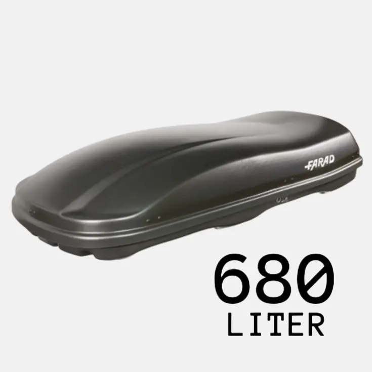 Marlin Dakkoffer N7 - 680 liter - Mat Zwart