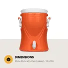 Pinnacle Platino 3 Gallon Drankkoeler - 12L