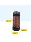 Terrasverwarmer tafelmodel infrarood 1200W