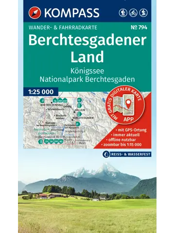 Wandelkaart WK794 Berchtesgadener Land