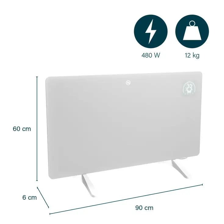 Infrarood paneelverwarming - Kachel - 480 W
