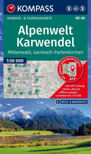 Wandelkaart WK6 Alpenwelt Karwendel