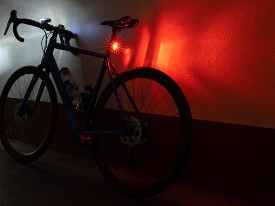 Fietser in het donker