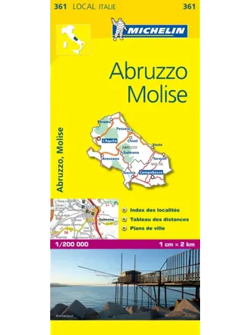 Wegenkaart Local 361 Abruzzo - Molis
