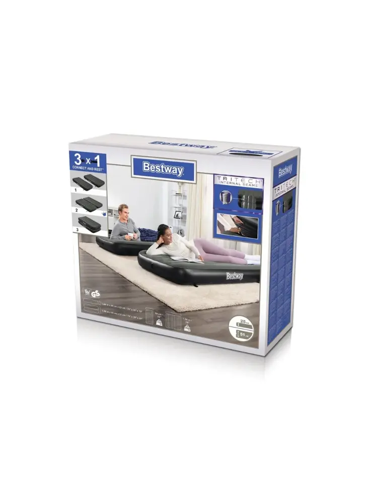 Luchtbed - Bestway - 3-in-1 - 99x188 cm