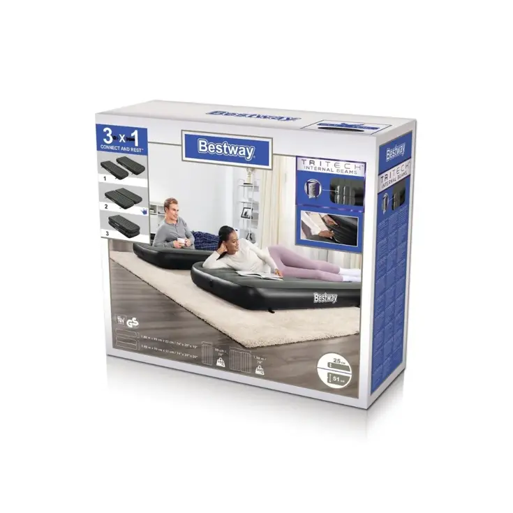 Luchtbed - Bestway - 3-in-1 - 99x188 cm