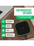 Draadloze Oplader - Zwart