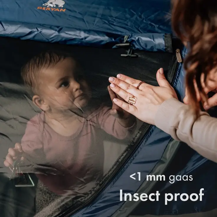 Peuter luxe campingbedje - Zelfopblaasbare matras