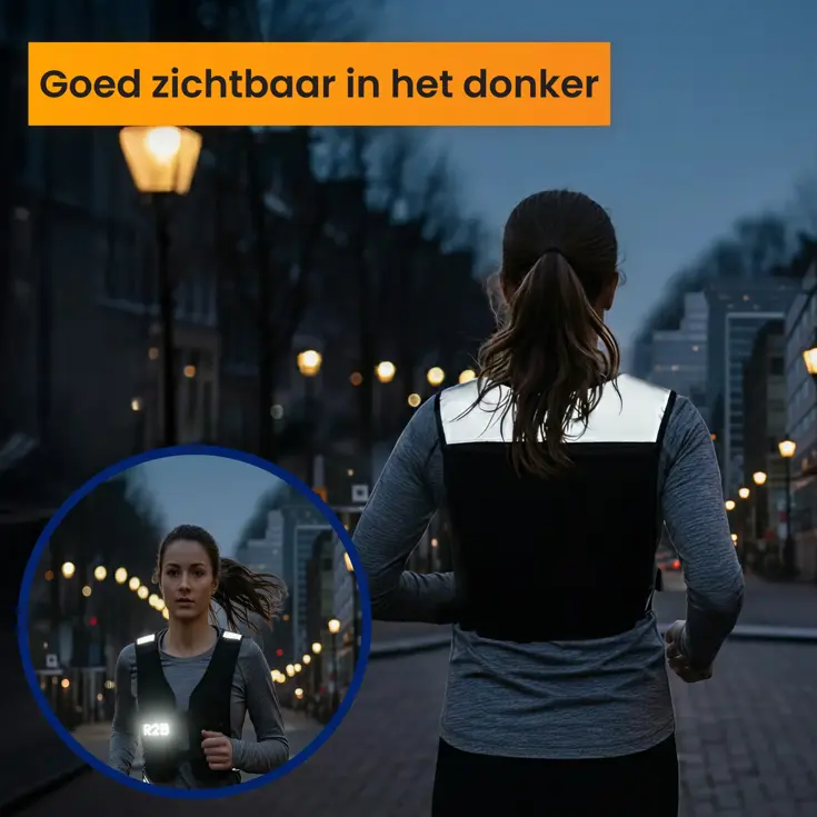 Hardloopvest met Soft Flask (500 ML)