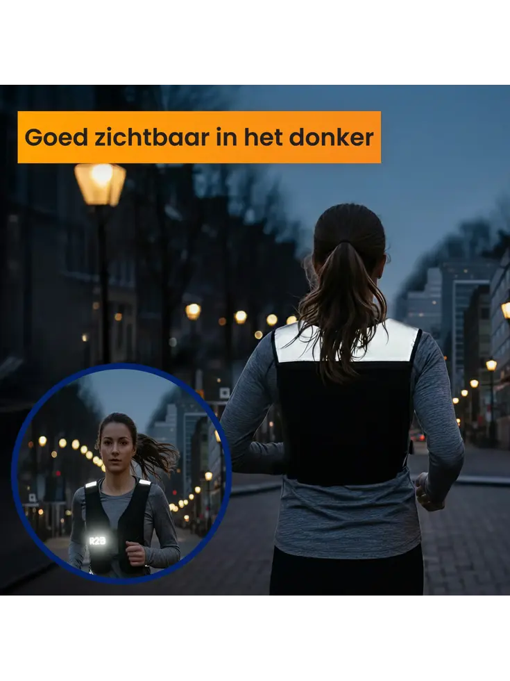 Hardloopvest met Opbergvakjes - Running vest