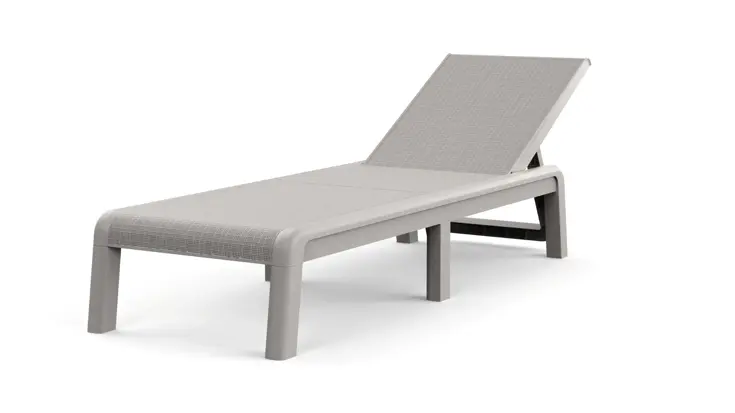 Mallorca Ligbed Soft Beige - 187.5x58x29cm