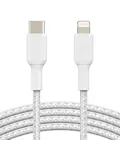 Belkin Lightning naar USB-C kabel Gevlochten