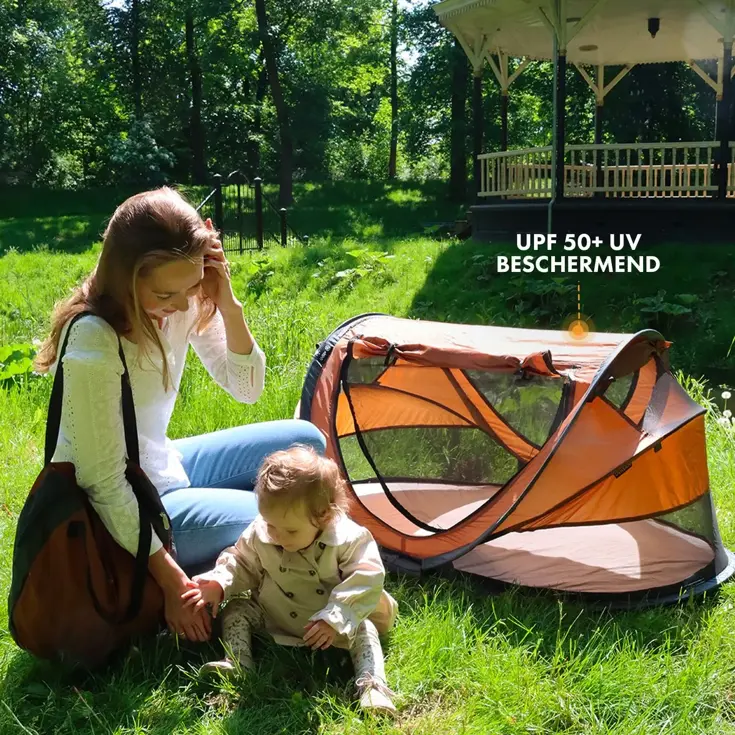 Peuter luxe campingbedje - Zelfopblaasbare matras