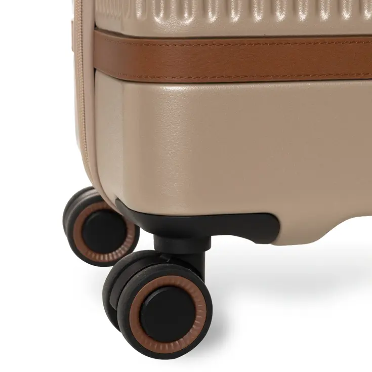 Zuna - Middelmaat koffer - Leren handvatten - 65cm