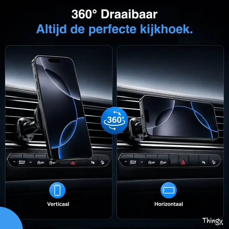 MagSafe Telefoonhouder Auto - Dashboard & Vent
