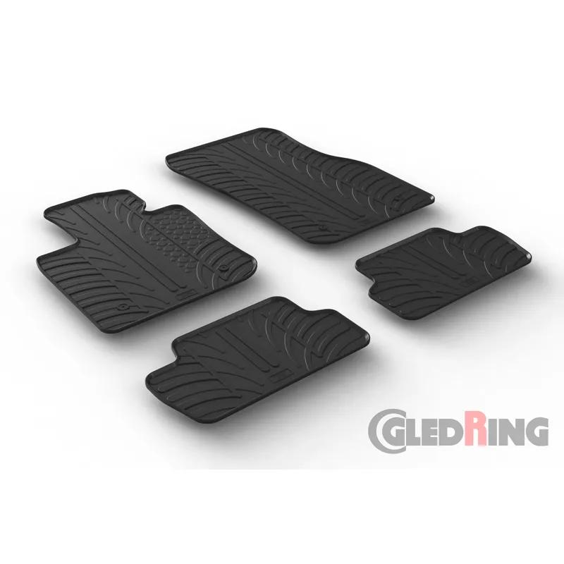 Gledring Mini F56 3 deurs 2014 - Rubbermatten - Zwart