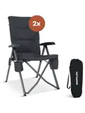 Campingstoelen Luxe - Opvouwbaar - 2-Pack - 150KG