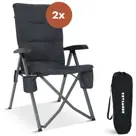 Campingstoelen Luxe - Opvouwbaar - 2-Pack - 150KG